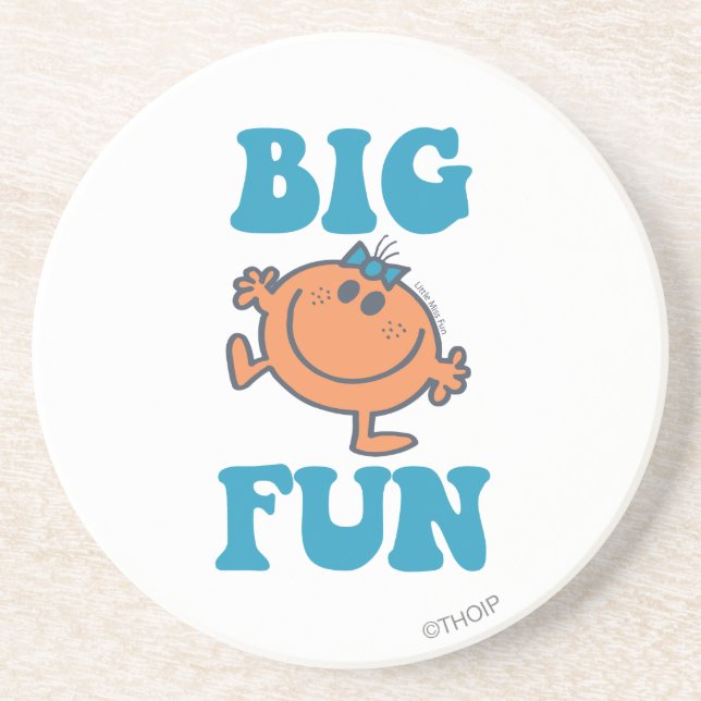 Dessous De Verre En Grès Little Miss Fun | Big Fun (Devant)