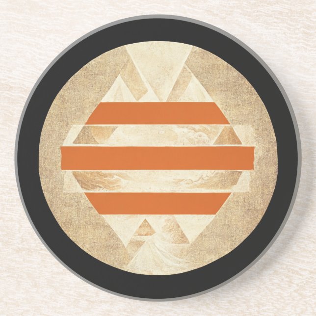 Dessous De Verre En Grès Logo de Nikia (Devant)