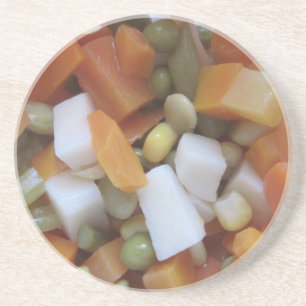 Dessous De Verre En Grès Love Mixed Vegetables