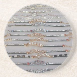 Dessous De Verre En Grès Lovely Diamind Jewelry coeur design collection d'a