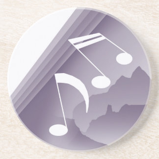 Dessous De Verre En Grès Lullaby - Notes musicales