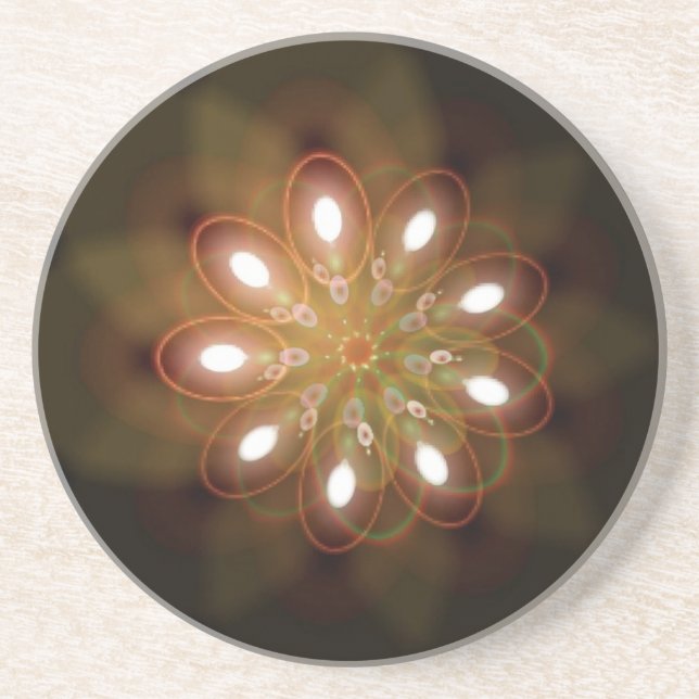 Dessous De Verre En Grès Lumière de torsion (Devant)