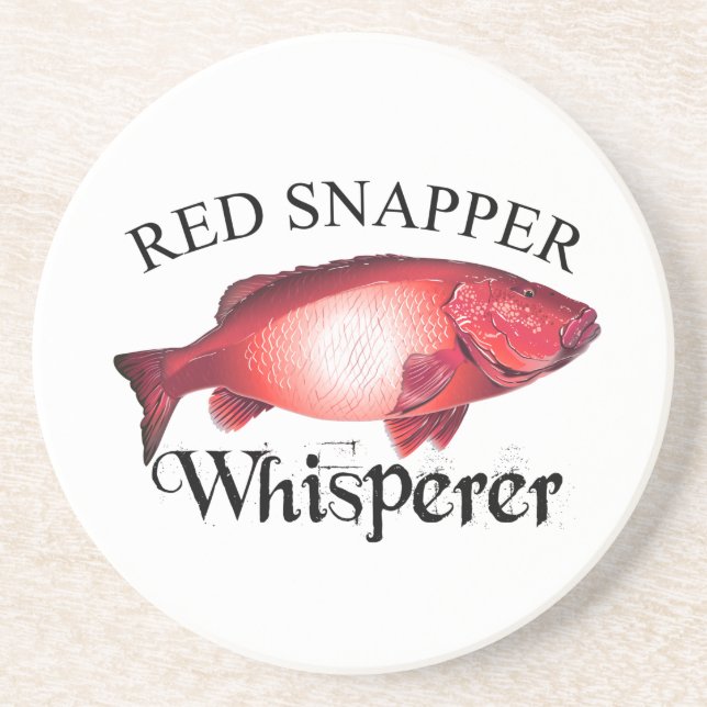 Dessous De Verre En Grès Lumière de Whisperer de Red Snapper (Devant)