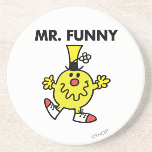 Dessous De Verre En Grès M. Funny   Visage drôle