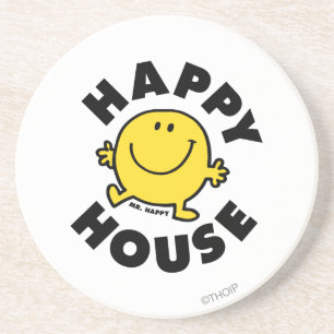 Dessous De Verre En Grès M. Happy   Happy House