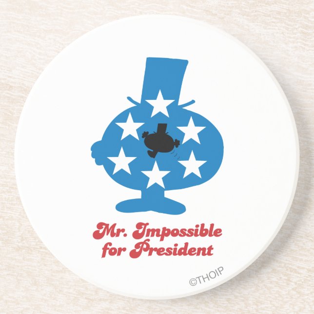 Dessous De Verre En Grès M. Impossible Pour Le Président (Devant)
