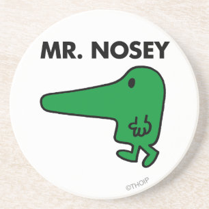 Dessous De Verre En Grès M. Nosey   Mener Par Un Nez