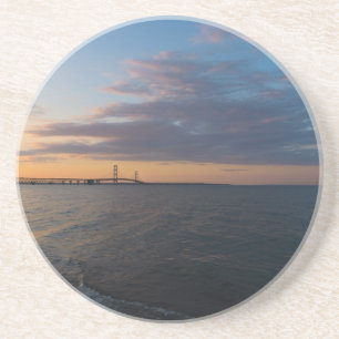 Dessous De Verre En Grès Mackinaw City Dusk