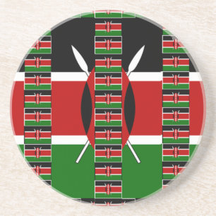 Dessous De Verre En Grès 🇰 🇪 Magical Kenya : Le cadre de l'unité et de la
