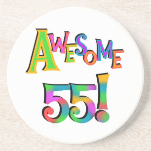 Dessous De Verre En Grès Magnifique 55 T-shirts et cadeaux d'anniversaire