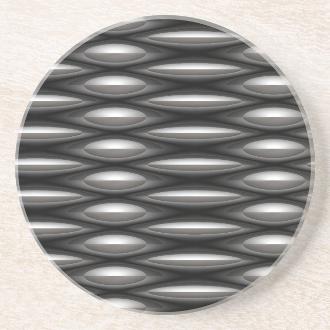 Dessous De Verre En Grès Maille de cotte de maille (Devant)