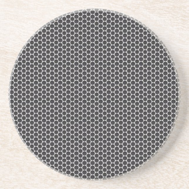 Dessous De Verre En Grès Maille de grille en métal (Devant)