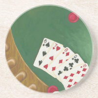 Main de Poker gagnante six à dix