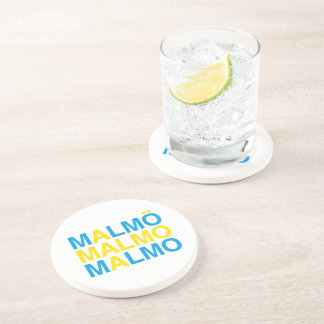 Dessous De Verre En Grès MALMO Swedish Flag