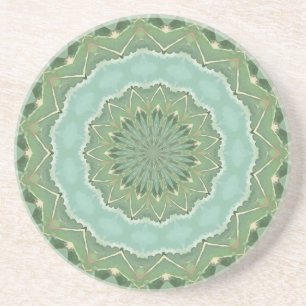 Dessous De Verre En Grès Mandala Succulent