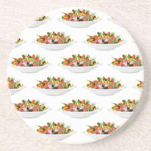 Dessous De Verre En Grès Mangez plus de plantes frais motivation salade let