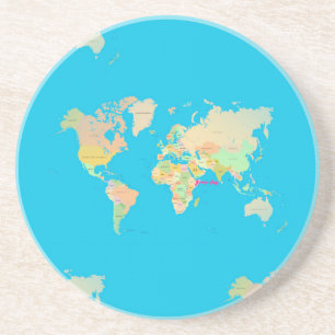 Dessous De Verre En Grès map