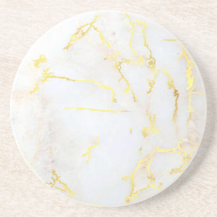 Dessous De Verre En Grès Marbre d'or sur mesure Elégant Modèle tendance
