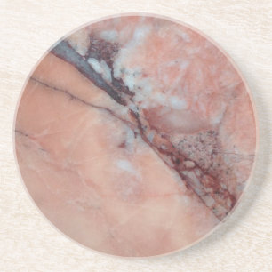Dessous De Verre En Grès Marbre rose avec faille