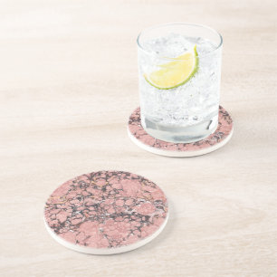 Dessous De Verre En Grès Marbre rose du Tennessee