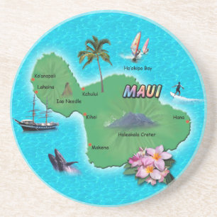 Dessous De Verre En Grès Maui