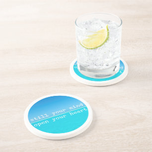 Dessous De Verre En Grès Méditation Citation Minutieuse : Toujours Mineur, 