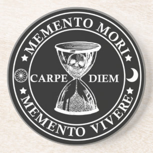 Dessous De Verre En Grès memento mori vivre