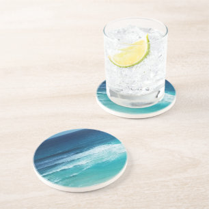 Dessous De Verre En Grès Mer de Cancun Mexique