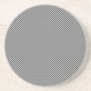Dessous De Verre En Grès Métal argenté avec le motif de trous