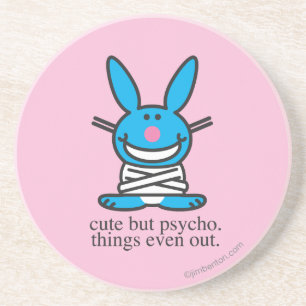 Dessous De Verre En Grès Mignon mais psychopathe