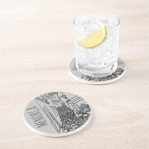 Dessous De Verre En Grès Minorque