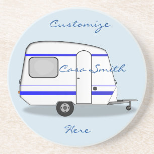 Dessous De Verre En Grès Minuscule remorque de voyage simplifiée Thunder_C