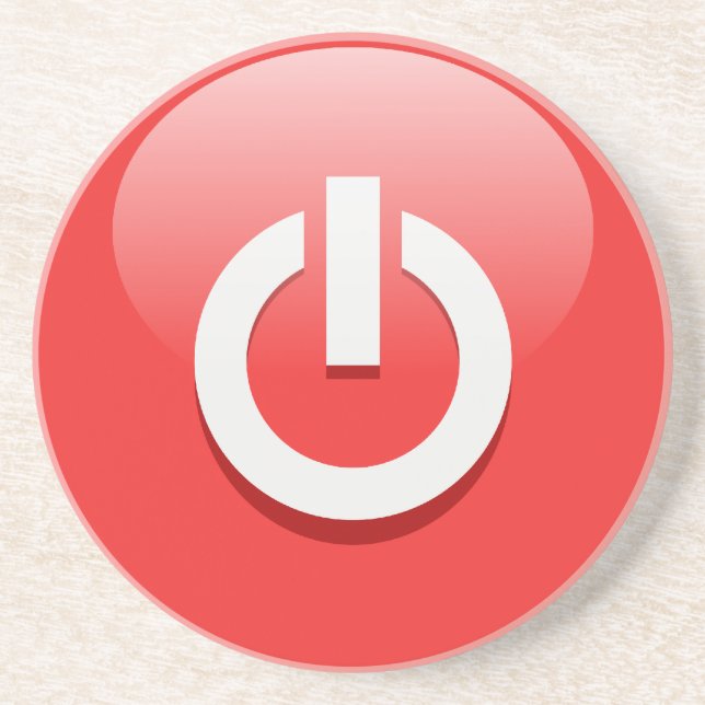 Dessous De Verre En Grès Mise hors tension (Devant)