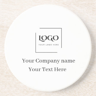 Dessous De Verre En Grès Modèle de logo personnalisé élégant