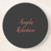 Moderne simple minimaliste ajouter le nom