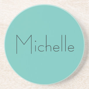 Dessous De Verre En Grès Moderne tendance Élégant Bleu Simple Simple Votre 