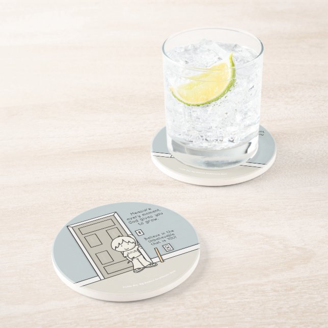 Dessous De Verre En Grès Moments mesurables (Côté)