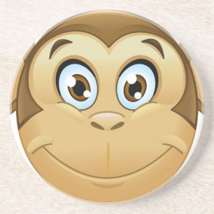 Dessous De Verre En Grès monkey emoji