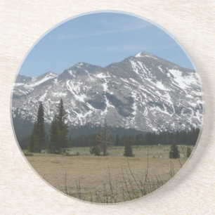 Dessous De Verre En Grès Montagnes de la Sierra Nevada I depuis Yosemite