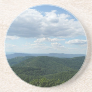 Dessous De Verre En Grès Montagnes des Appalaches I Shenandoah
