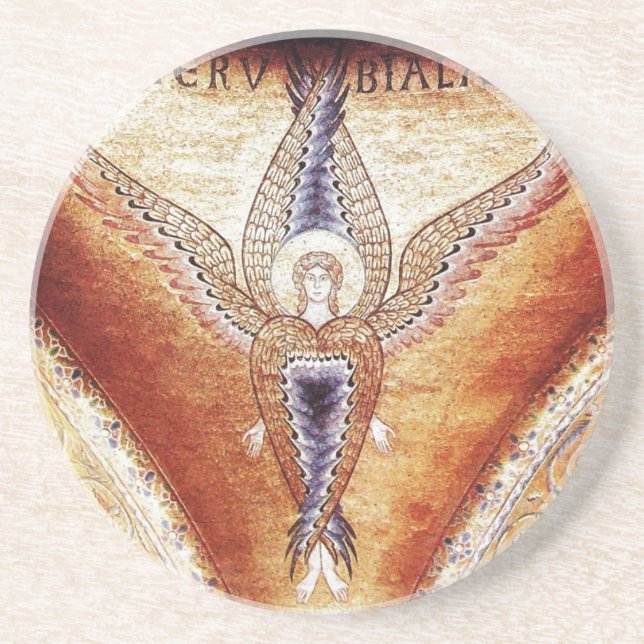 DESSOUS DE VERRE EN GRÈS MOSAIC ANGEL (Devant)