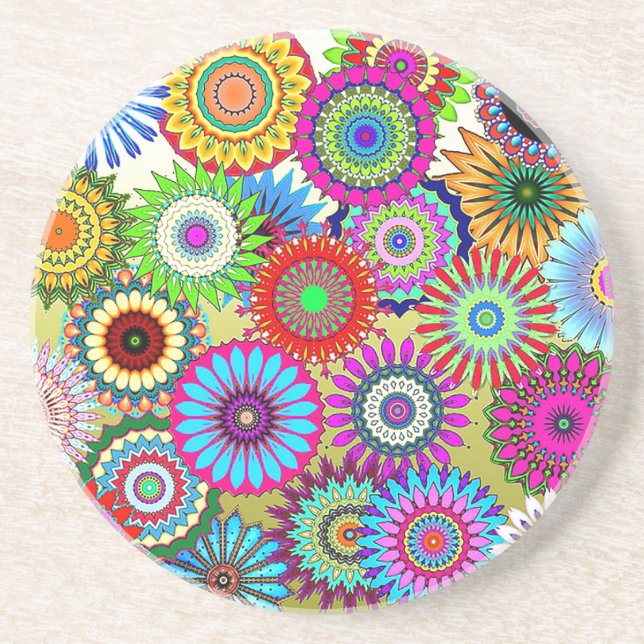 Dessous De Verre En Grès Mosaïque (Devant)