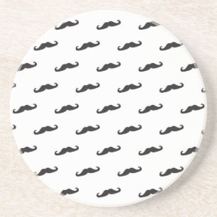 Dessous De Verre En Grès Motif 2 de hippie de moustache