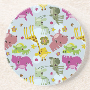 Dessous De Verre En Grès motif animal de safari