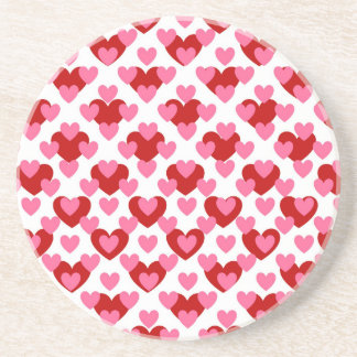 Dessous De Verre En Grès Motif cardiaque