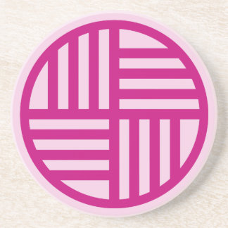 Dessous De Verre En Grès Motif culturel traditionnel coréen