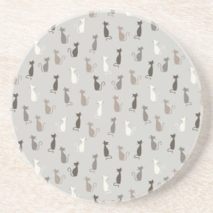 Dessous De Verre En Grès Motif de chats