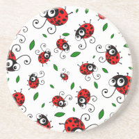 Motif de coccinelle
