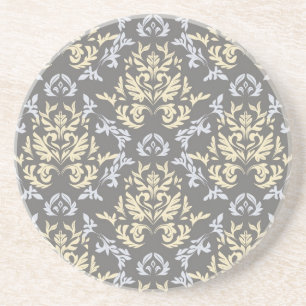 Dessous De Verre En Grès Motif de damassé