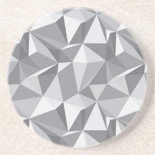 Dessous De Verre En Grès Motif de diamant - polygone abstrait